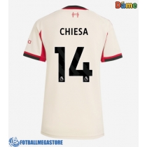 Fotballdrakt Dame Liverpool Federico Chiesa #14 Bortedrakt 2025-26 Kortermet